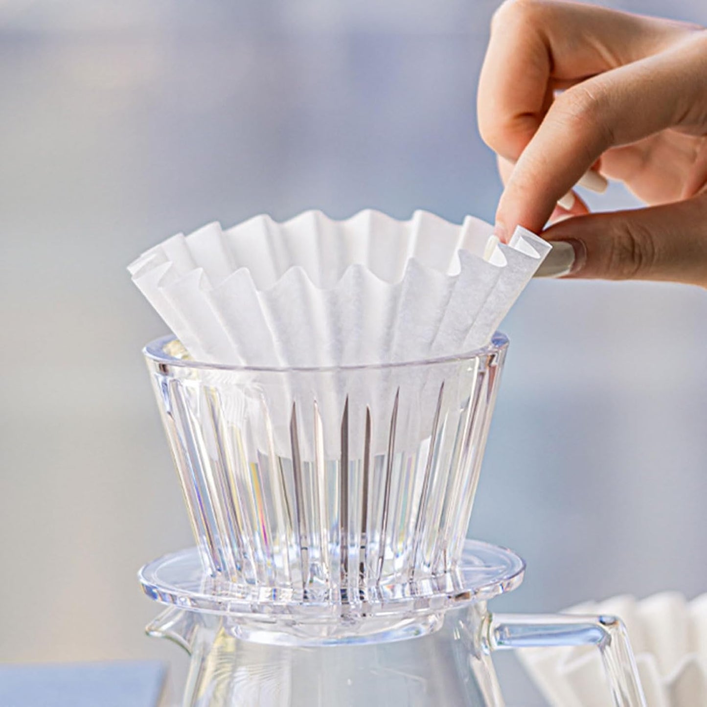 Filtre Café - CrystalBrew™ - Transparent - DPMTPOURCUISINE