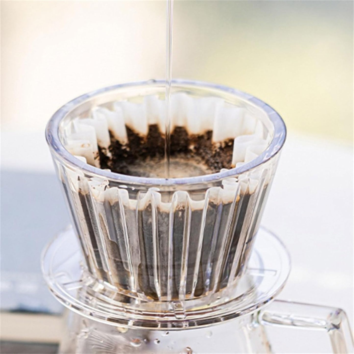 Filtre Café - CrystalBrew™ - Transparent - DPMTPOURCUISINE