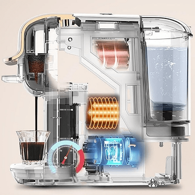 MACHINE A CAFE - CapsuleCoffeeMachine™ - Blanc - DPMTPOURCUISINE