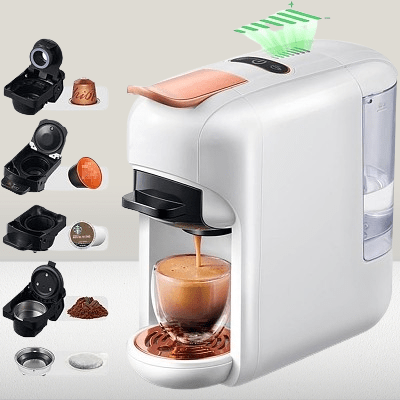 MACHINE A CAFE - CapsuleCoffeeMachine™ - Blanc - DPMTPOURCUISINE