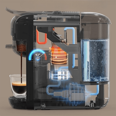 MACHINE A CAFE - CapsuleCoffeeMachine™ - Noir - DPMTPOURCUISINE