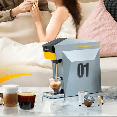 MACHINE A CAFE - MultipleCapsuleCoffeeMaker™ - Gris - DPMTPOURCUISINE