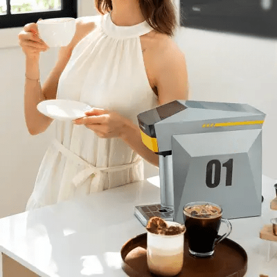 MACHINE A CAFE - MultipleCapsuleCoffeeMaker™ - Gris - DPMTPOURCUISINE